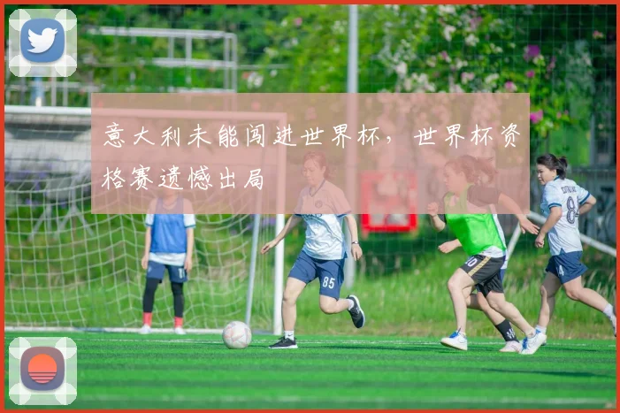 意大利未能闯进世界杯,世界杯资格赛遗憾出局