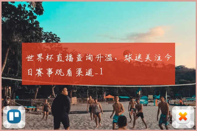 世界杯直播查询升温,球迷关注今日赛事观看渠道_1